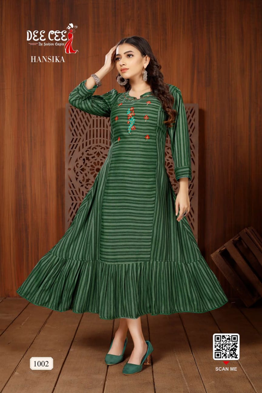 Hansika Designer Exclusive Wear Wholesale Anarkali Kurtis